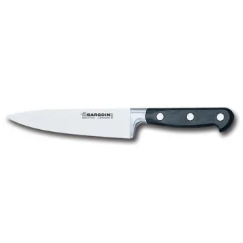 FISCHER BARGOIN Chef Knife Aluminium Bolster 15 cm - Black Handle