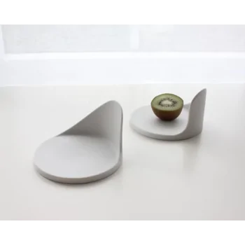 Gochi Medium Plate with Wing - 12.5 x 7.5 cm - Set of 6