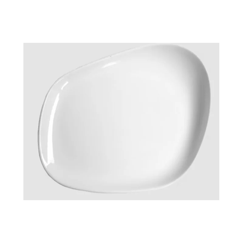 Yayoi Nature-Inspired Flat Plate - 23 x 20 x 3.5 cm - Set of 6 Yayoi Nature-Inspired Flat Plate - 23 x 20 x 3.5 cm - Set of 6