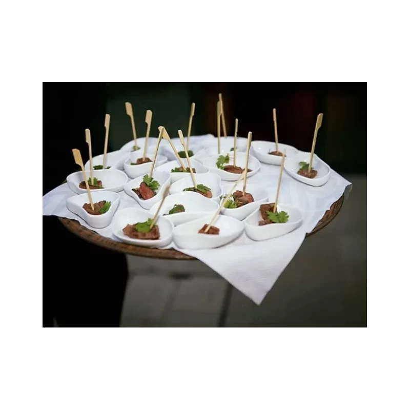 Yayoi Nature-Inspired Appetizer Dish - Matte - Set of 6