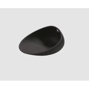 Jomon Mini Textured Shell Bowl - Matte Black - 10 x 8 x 5 cm - Set of 6