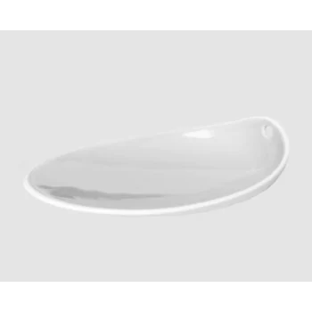 Jomon Small Textured Shell Bowl - White - 14 x 11 x 4 cm - Set of 4