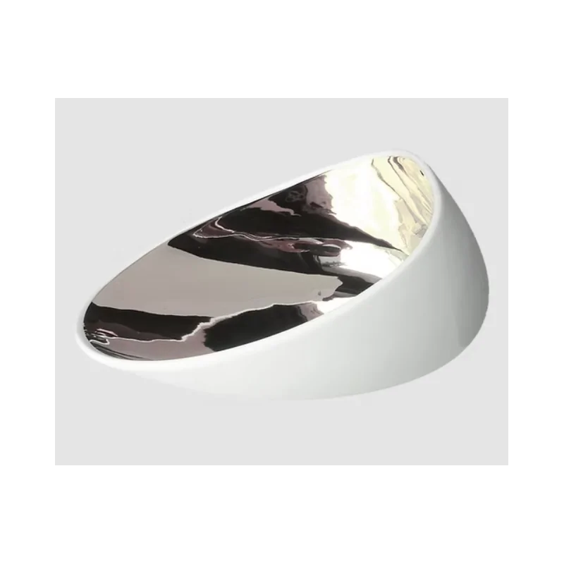 Jomon Large Textured Shell Bowl - Silver - 18 x 14 x 9 cm - Set of 4