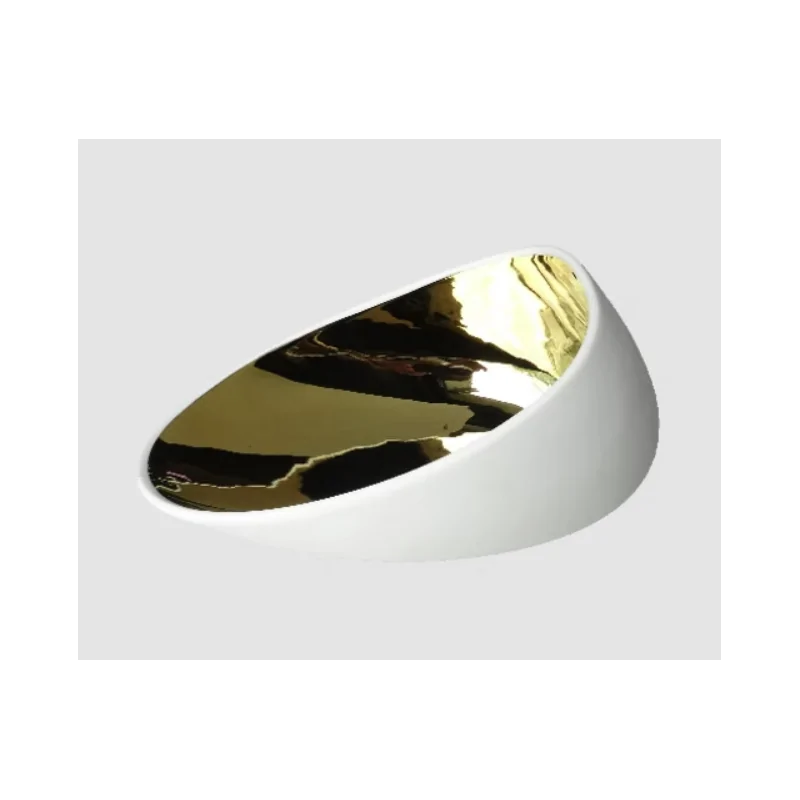 Jomon Large Textured Shell Bowl - Gold - 18 x 14 x 9 cm - Set of 4
