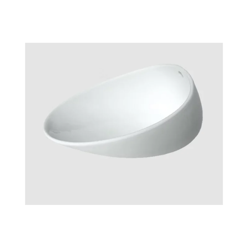 Jomon Large Textured Shell Bowl - White - 18 x 14 x 9 cm - Set of 4