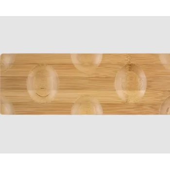 Jomon Elongated Bamboo Serving Board - 29 x 10 x 1 cm