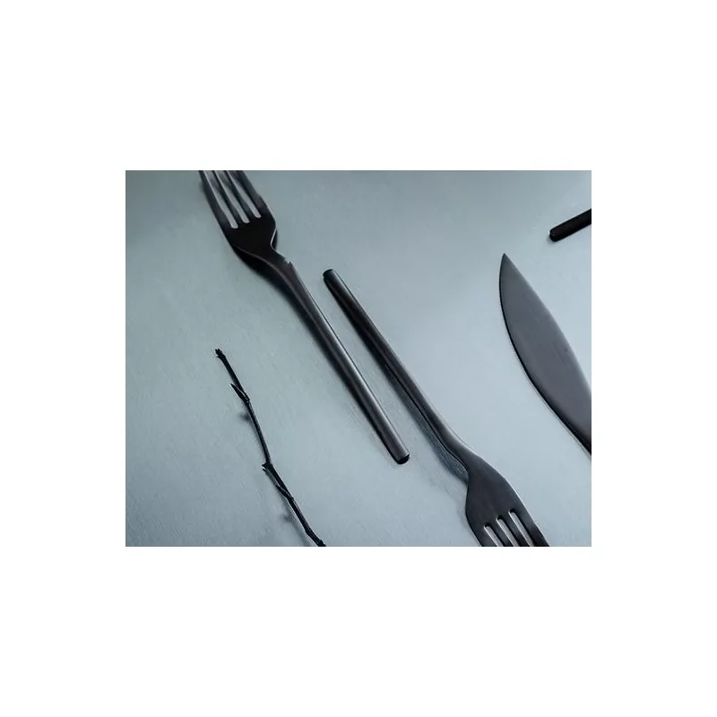 Rama Premium Black Titanium Fork - 21.5 x 3 x 2 cm - Set of 12 Rama Premium Black Titanium Fork - 21.5 x 3 x 2 cm - Set of 12