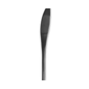 Rama Premium Black Titanium Table Knife - 23.5 x 2.5 x 0.7 cm - Set of 12