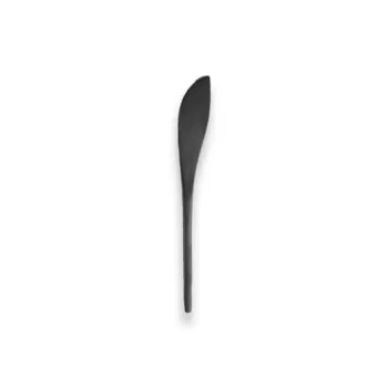 Rama Premium Black Titanium Dessert Knife - 18 x 2.3 x 0.5 cm - Set of 12