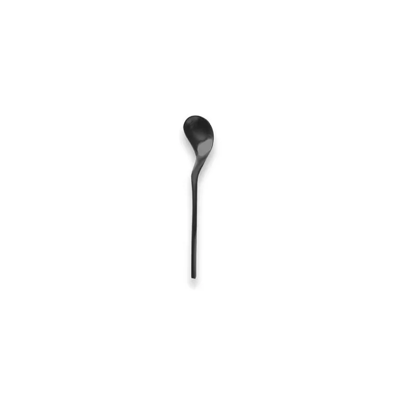 Rama Premium Black Titanium Gastro Spoon - 15.5 x 3 x 1.5 cm - Set of 12 Rama Premium Black Titanium Gastro Spoon - 15.5 x 3 x 1.5 cm - Set of 12