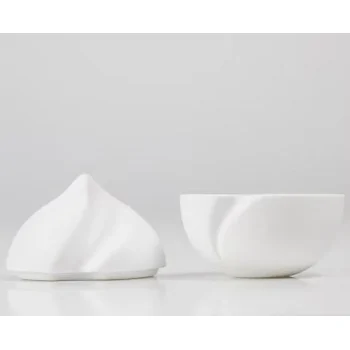 The Tablet Modern Porcelain Spherical Bowl - 7 x 7 x 7.7 cm - Set of 6