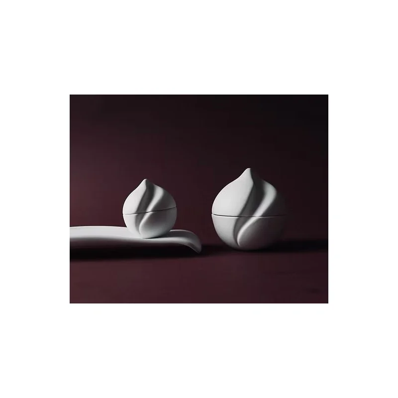The Tablet Modern Porcelain Spherical Tall Bowl- 9.5 x 9.5 x 12 cm - Set of 6 The Tablet Modern Porcelain Spherical Tall Bowl- 9.5 x 9.5 x 12 cm - Set of 6