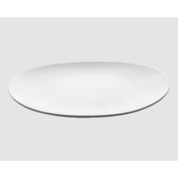 Shell Curved Dinner Plate - Glazed - 27.5 x 28.5 x 2.5 cm - Set of 4