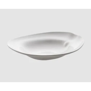 Shell Curved Deep Plate - Glazed - 25 x 26 x 6 cm - Set of 4