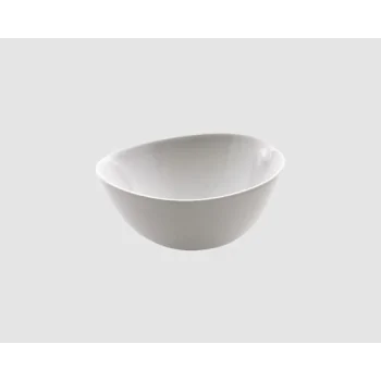 Shell Curved Ice Cream Bowl - Glazed - 13 x 13.5 x 6.5 cm - Set of 4