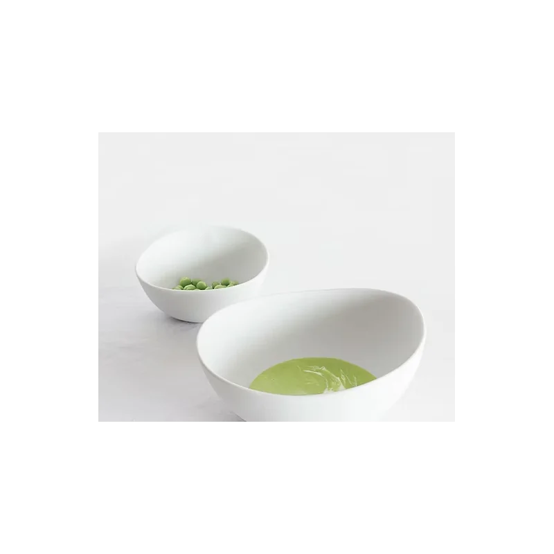 Shell Curved Ice Cream Bowl - Glazed - 13 x 13.5 x 6.5 cm - Set of 4