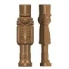Polycarbonate 3D Nutcracker Chocolate Mold - 120 mm x 33 mm - 4 cavity