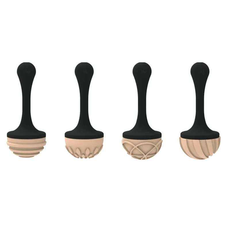 Silikomart Professional Choco Stamp A - 4 Different Designed Stamps for Chocolate Semisphere Molds - ø31 x h 17 mm Silikomart Professional Choco Stamp A - 4 Different Designed Stamps for Chocolate Semisphere Molds - ø31 x h 17 mm