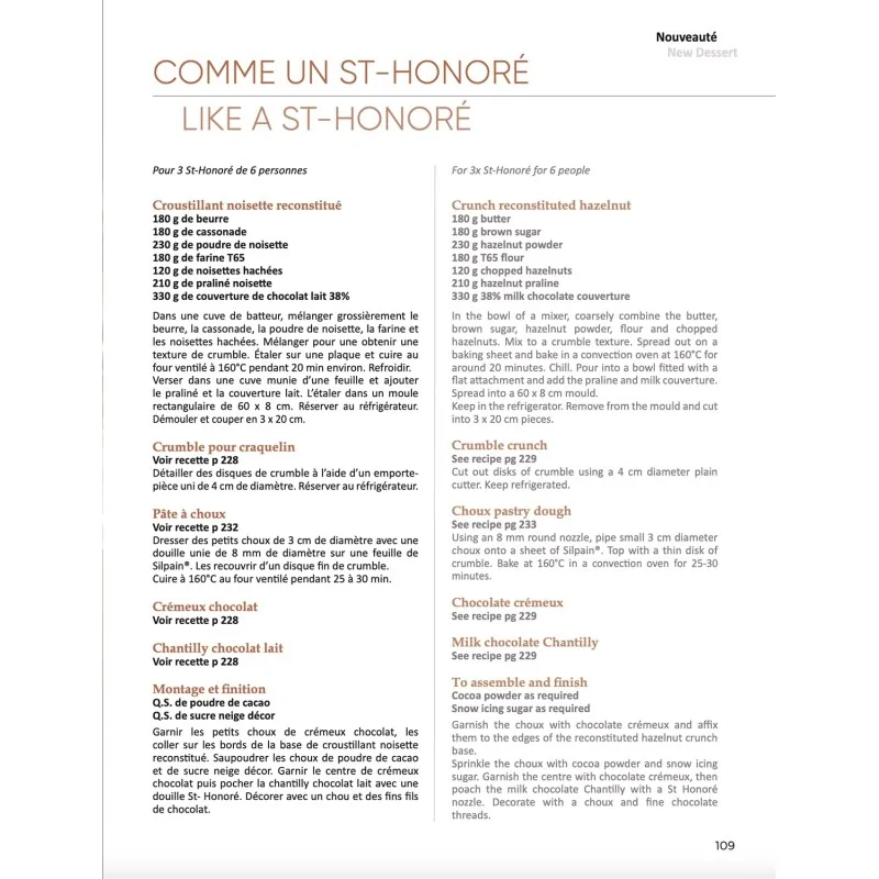 Inspirations Chocolat by Stéphane Glacier - Hardcover French and English Language Inspirations Chocolat by Stéphane Glacier - Hardcover French and English Language