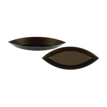 Non-Stick Exopan Oval Boat Mould - 150 mm - Pack of 12