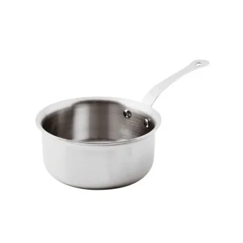 Paderno Series 12200 5-Ply Stainless Steel Saucepot w/ Handle - 3 qts - D: 7 7/8" H: 3 7/8"