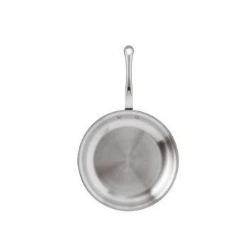 Paderno Series 12200 5-Ply Stainless Steel Frypan w/ Handle - 1 3/4 qts - D: 10 1/4" H: 1 3/4"