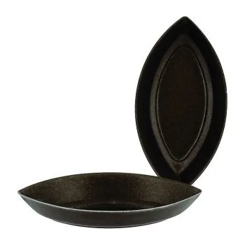 Non-Stick Exopan Petit Four Deep Calisson Boat Mold - 70 mm - Pack of 25