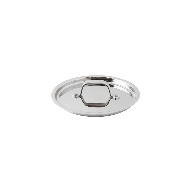 Paderno Series 12200 5-Ply Stainless Steel Lid - D: 7 1/8"