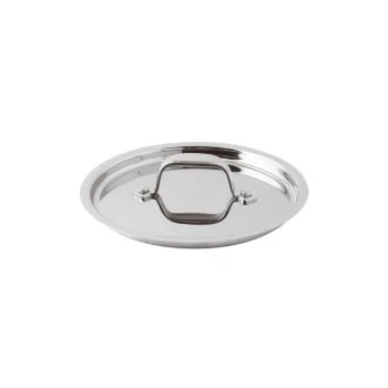 Paderno Series 12200 5-Ply Stainless Steel Lid - D: 7 7/8"