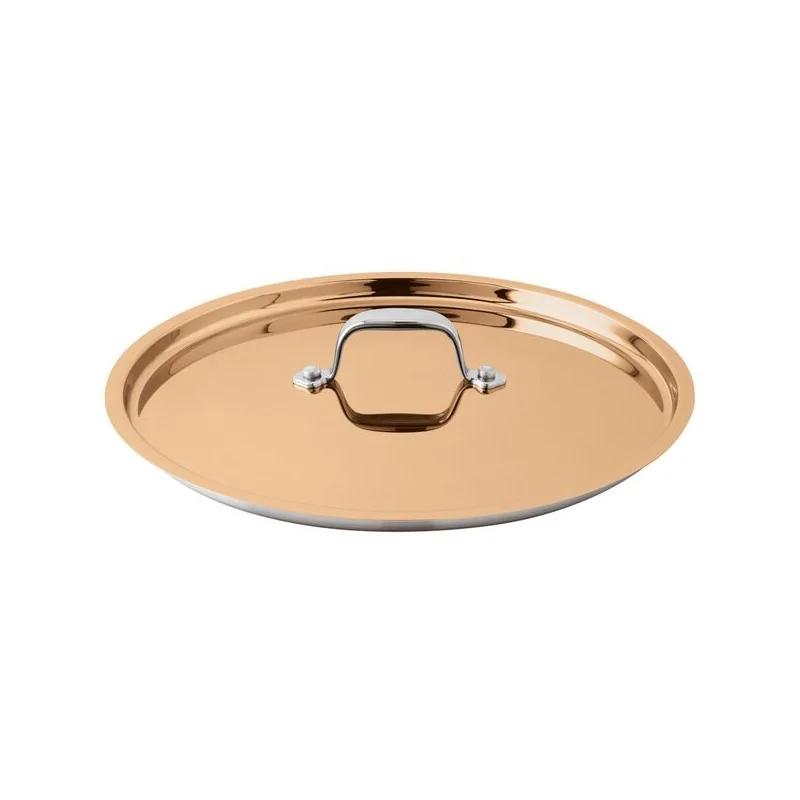 Paderno Series 15600 3-Ply Copper Cover/Lid - D: 11"