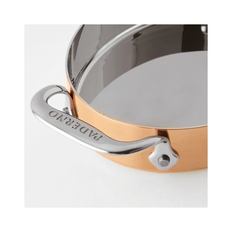 Paderno 3-Ply Series 15600 Copper Mini Oval Baker - 5 1/8" x 6 3/4" x 1 3/8"