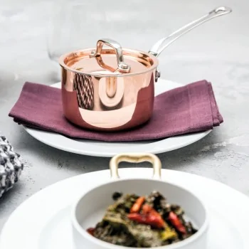 Paderno 3-Ply Series 15600 Copper Lid - D: 3 7/8"