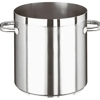 Paderno Grand Gourmet Stainless Steel Stock Pot - 3 3/8 qts - D: 6 1/4" H: 6 1/4"