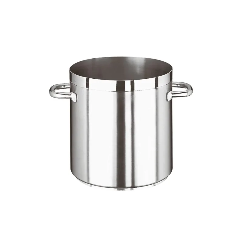 Paderno Grand Gourmet Stainless Steel Stock Pot - 10 1/2 qts - D: 9 1/2" H: 9 1/2"