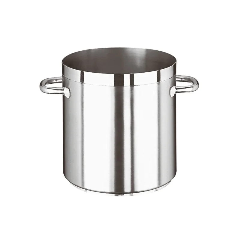 Paderno Grand Gourmet Stainless Steel Stock Pot - 25 3/8 qts - D: 12 1/2" H: 12 1/2"