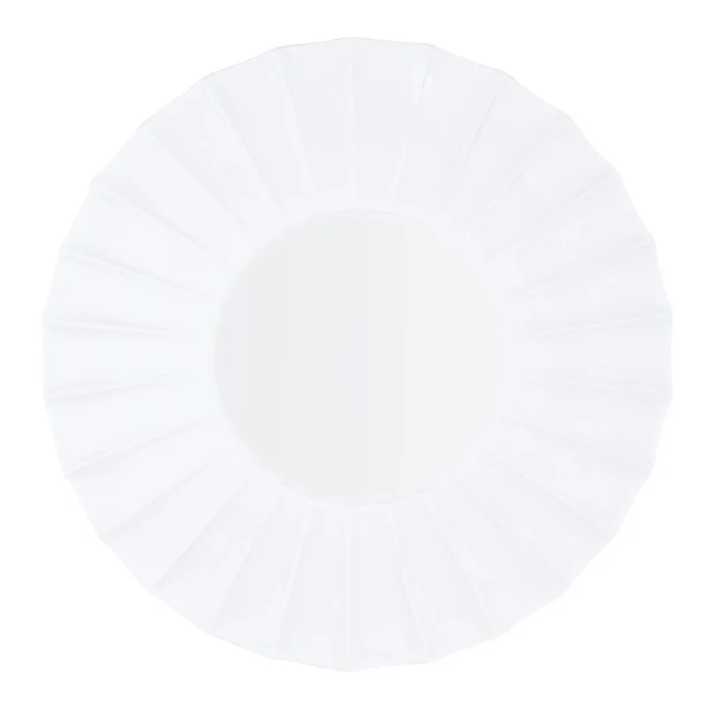 Handcrafted Fine Porcelain Flat Plate With Internal Ray 30 cm - Int. 12.5 cm - Set of 4 Handcrafted Fine Porcelain Flat Plate With Internal Ray 30 cm - Int. 12.5 cm - Set of 4