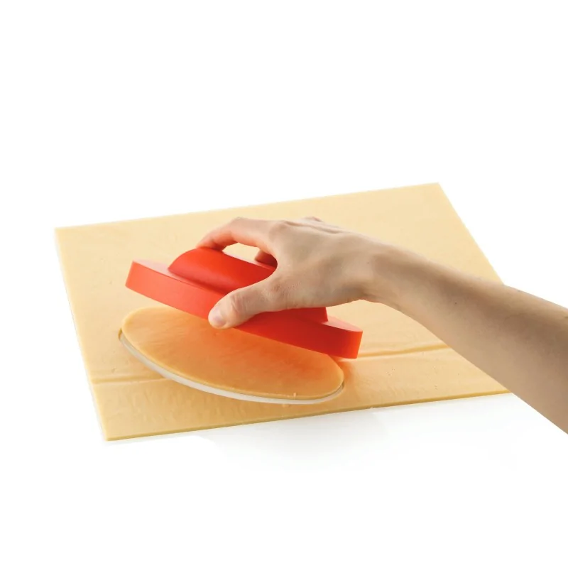 Silikomart Professional Kit 3D Tarte Ring Cabossa - 120 mm x 40 mm x h 20 mm - 39 ml Silikomart Professional Kit 3D Tarte Ring Cabossa - 120 mm x 40 mm x h 20 mm - 39 ml