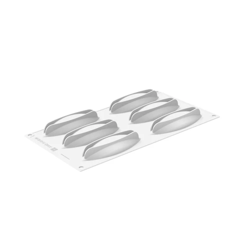Silikomart Professional Kit 3D Tarte Ring Cabossa - 120 mm x 40 mm x h 20 mm - 39 ml Silikomart Professional Kit 3D Tarte Ring Cabossa - 120 mm x 40 mm x h 20 mm - 39 ml