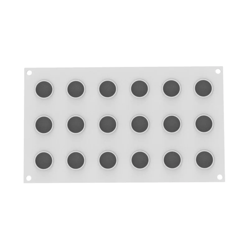 Silikomart Professional Bignè Perfetto 14 Cream Puff Pastry Mold - ø 35 mm x h 20 mm - 14 ml