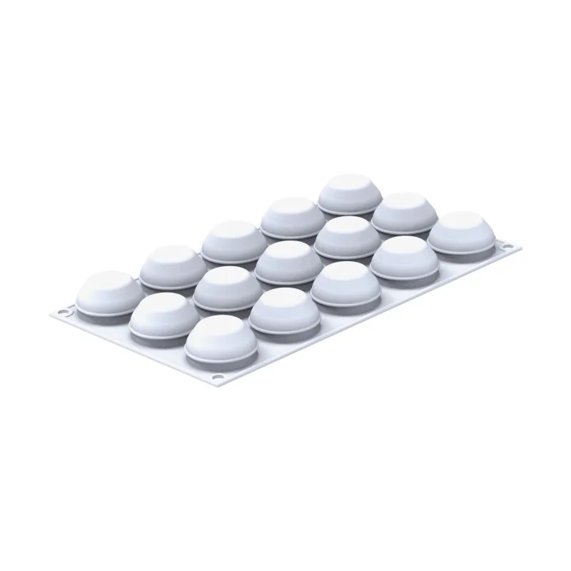 Silikomart Professional Bignè Perfetto 30 Cream Puff Choux Pastry Mold - ø 45 mm x h 25 mm - 30 ml Silikomart Professional Bignè Perfetto 30 Cream Puff Choux Pastry Mold - ø 45 mm x h 25 mm - 30 ml