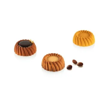 Silikomart Professional Torta XS 14 Mini Tea Cakes Pastry Mold - ø 40 mm x h 15 mm - 14 ml