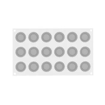 Silikomart Professional Torta XS 14 Mini Tea Cakes Pastry Mold - ø 40 mm x h 15 mm - 14 ml
