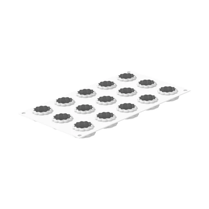 Silikomart Professional Crostata XS 20 Mini Tea Cakes Pastry Mold - ø 44 mm x h 17 mm - 20 ml