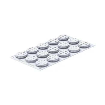 Silikomart Professional Crostata XS 20 Mini Tea Cakes Pastry Mold - ø 44 mm x h 17 mm - 20 ml