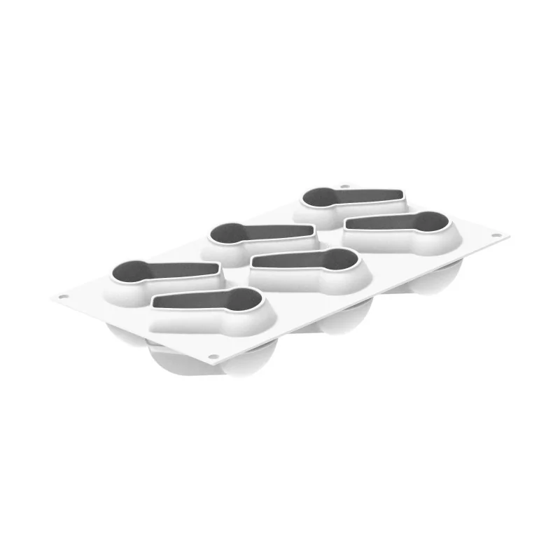 Silikomart Professional Babà 145 Pastry Mold - 90 mm x 62 mm x h 55 mm - 145 ml