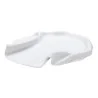Handcrafted Fine Porcelain Flat Plate 21 cm - With Glaze - Set of 6