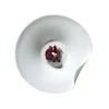 Handcrafted Fine Porcelain Deep Plate Gourmet "Bended" 28 cm - Height 4.5 cm - Set of 4
