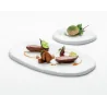 Handcrafted Fine Porcelain Gourmet Stone 17 x 13 cm - Set of 8