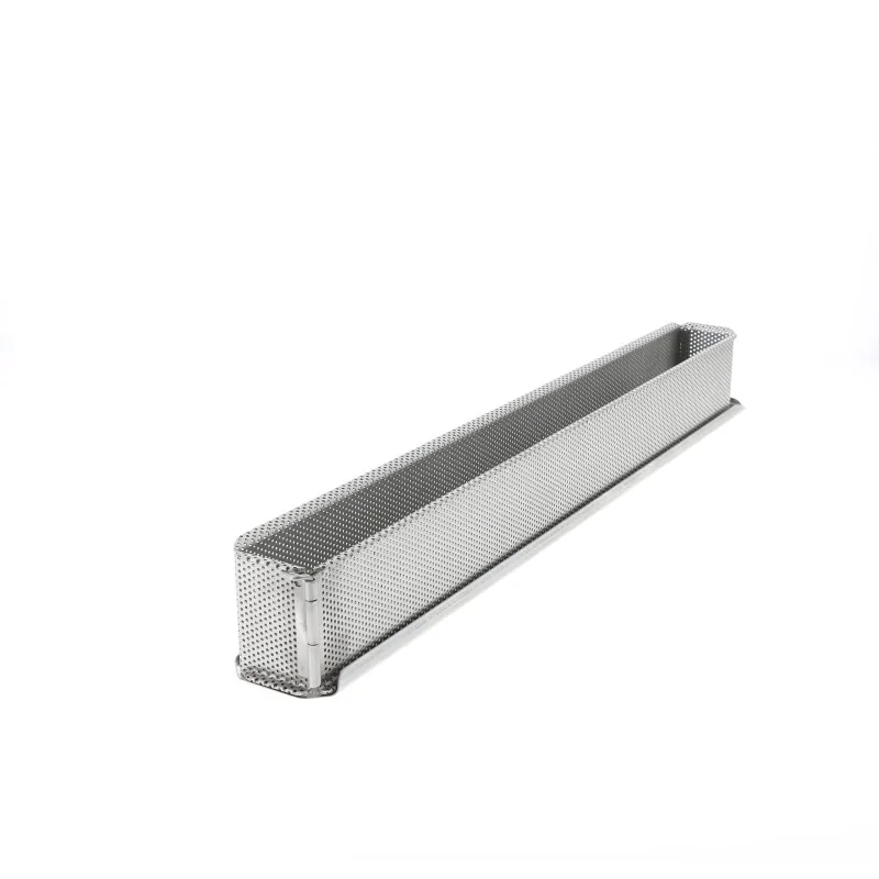 Stainless Steel Springform Pâtés en Croûte - 500 mm x 40 mm x h 60 mm Stainless Steel Springform Pâtés en Croûte - 500 mm x 40 mm x h 60 mm