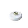 Handcrafted Fine Porcelain Gourmet High Piece 8 cm - Height 3 cm - Set of 8